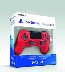 جوستك ps4 لون احمر باله